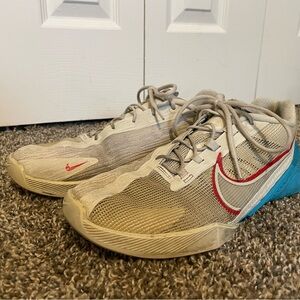 Nike React Metcon Turbo - men’s 10/women’s 11.5 - Light Bone University Red Blue